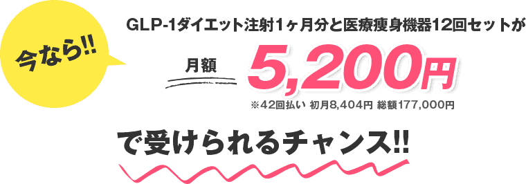 短期集中ダイエット料金