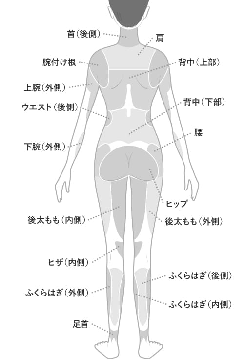 脂肪吸引 適応部位